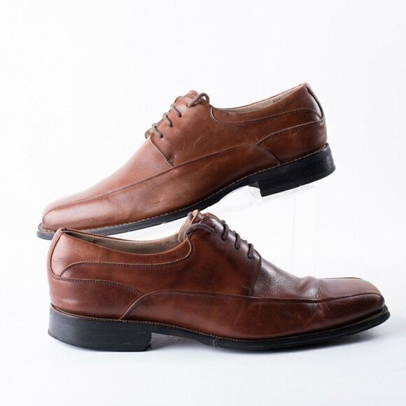 Florsheim Mens Brown Leather Oxford Dress Shoes Sz main image 5